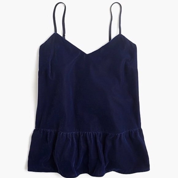 J. Crew Velvet Cami Top 12T - Picture 1 of 5
